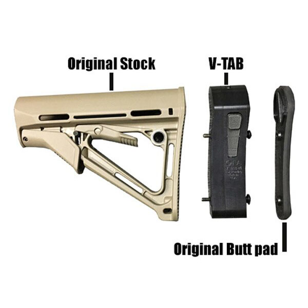 Can I use the Magpul Enhanced Buttpad I already have in my Maglul CTR stock to put on the rear of the VTAB?